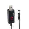 کابل USB افزاینده ولتاژ DC با خروجی 9V و 12V به همراه نمایشگر UPS مودم